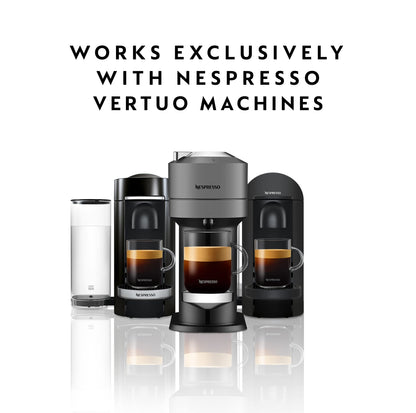 Nespresso Capsules Vertuo, Melozio Decaffeinato, Medium Roast Espresso, 30-Count Coffee Pods, Brews 7.8 oz.