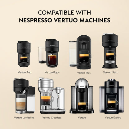 Nespresso Capsules Vertuo, Double Espresso Variety Pack, 30-Count Coffee Pods (Pack of 1), Brews 2.7oz